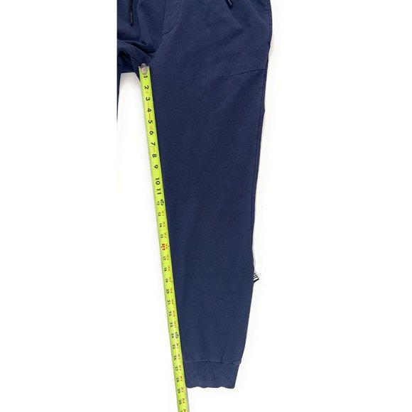 Paper Planes Mens Medium Solid Joggers Sweat Pants Navy Jay Z Roc Nation - Picture 10 of 11